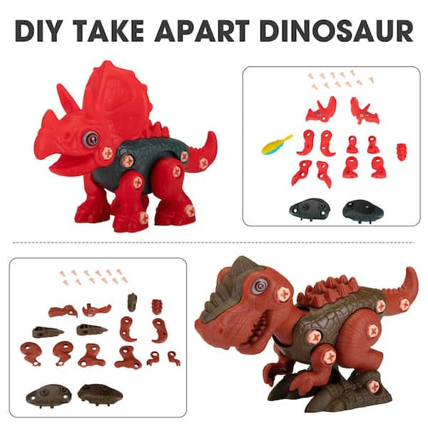 Bagged Assembled Dinosaur Dismantling Dinosaur Game Suitable For