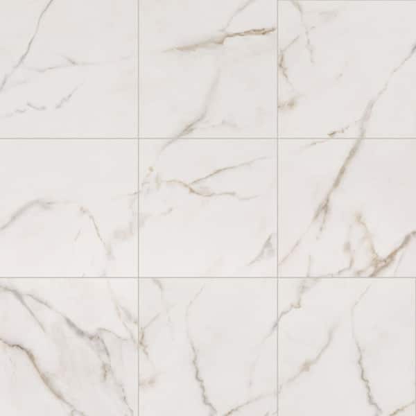 Leonardo Luccia 24 in. x 24 in. Matte Porcelain Marble Look Floor and Wall Tile (16 sq. ft./Case)