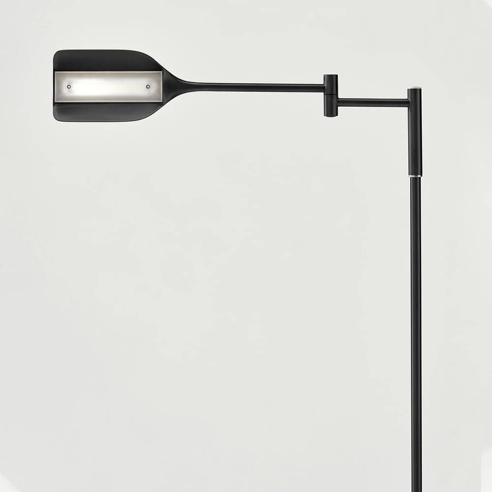 Black Adjustable 3-Way LED Task Floor Lamp