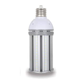 150-Watt Equivalent 36-Watt Corn Cob ED28 HID LED Post Top Bypass Light Bulb Mog 120-277-Volt Daylight 5000K