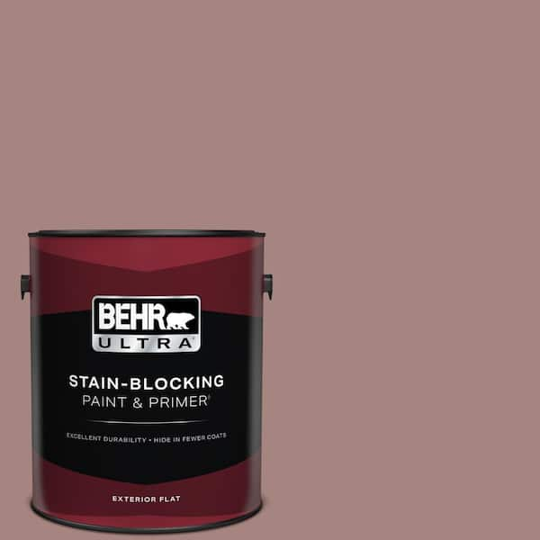 BEHR ULTRA 1 gal. #700B-4 Muse Flat Exterior Paint & Primer