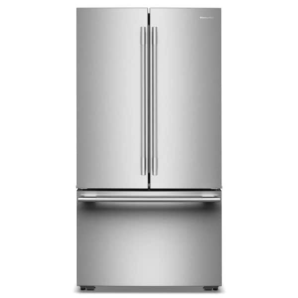 36 in. 24 cu. ft. Counter Depth French Door Refrigerator in PrintShield Stainless with Preserva Food Care System