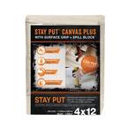 4 ft. x 12 ft. Stay Put Canvas Plus Drop Cloth Runner