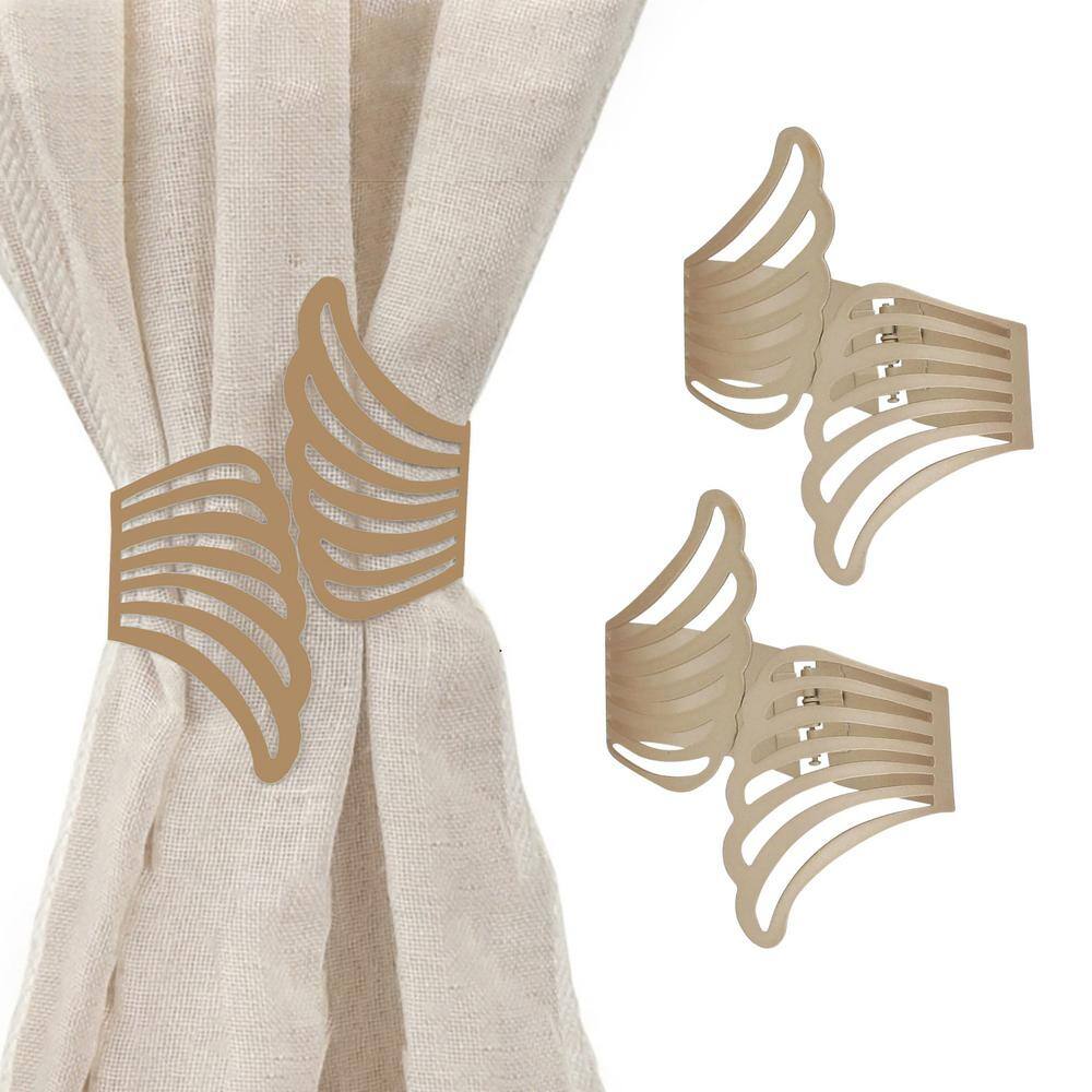 Gold Metal Angel Wing Curtain Tie Back (Set of 2) price history on PriceWatchPro