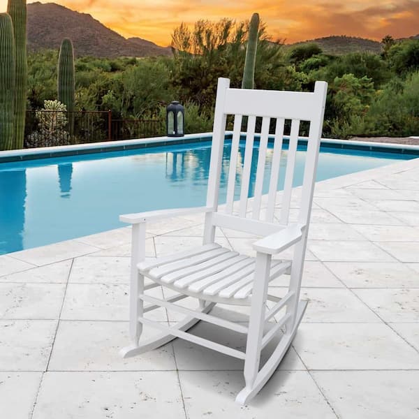 Home depot discount white rocking chair