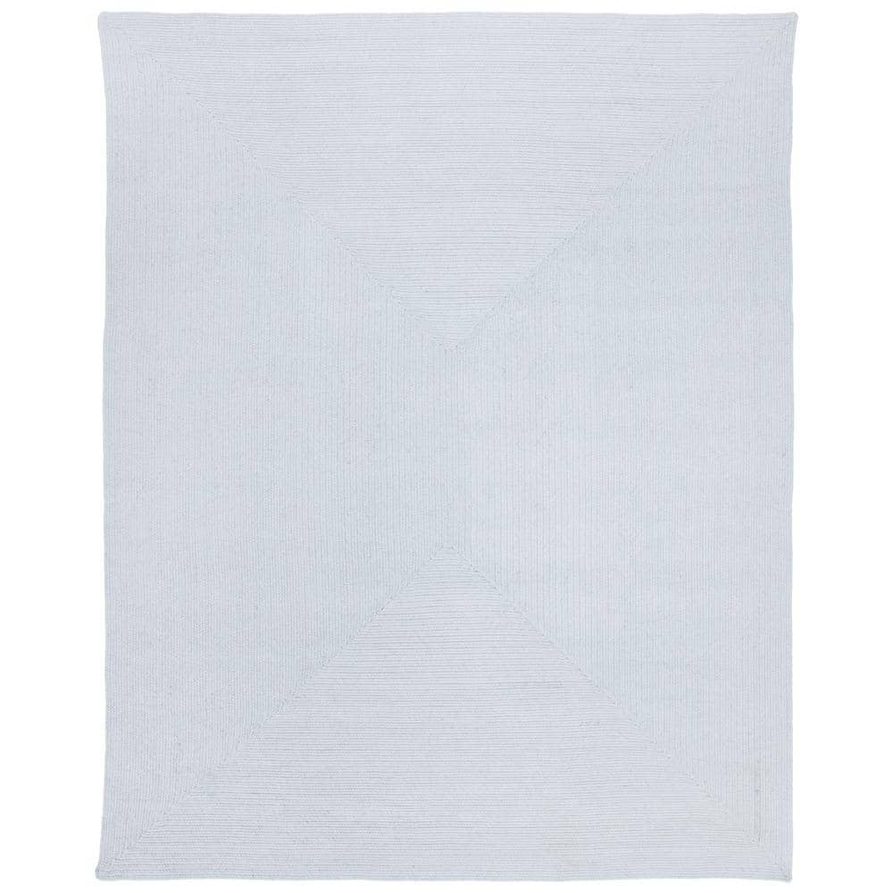 Braided Light Blue 8 ft. x 10 ft. Solid Area Rug price history on PriceWatchPro