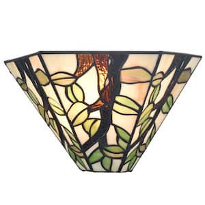 5.7 in. 1-Light Multi-Colored Modern Wall Sconce with Standard Shade