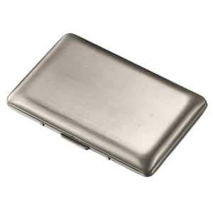 Clayton Antique Silver Stainless Steel Business Card Holder
