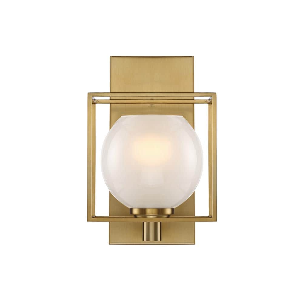Cowen Brushed Gold Dimmable Vanity Wall Sconce