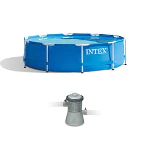 Easy Set 10 ft. x 2.5 ft. Round 30 in. Deep Hard Sided Pool