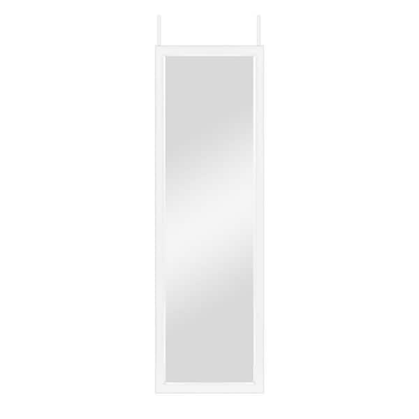 HomeRoots 15.7 in. x 55.1 in. Classic Rectangle Framed Clear Vanity Mirror