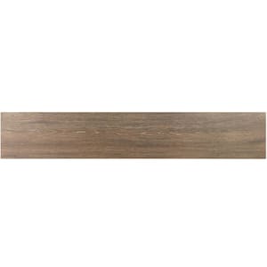 Helena Cherry 4 in. x 8 in. 10 mm Natural Wood Look Porcelain Floor and Wall Tile Sample