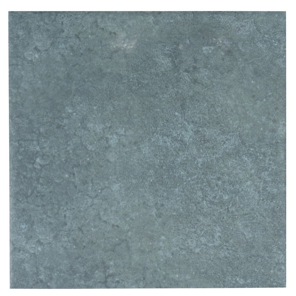 Zahara 6 in. x 6 in. Matte Dusty Blue Porcelain Zellige Square Tile Sample (0.25 sq ft)