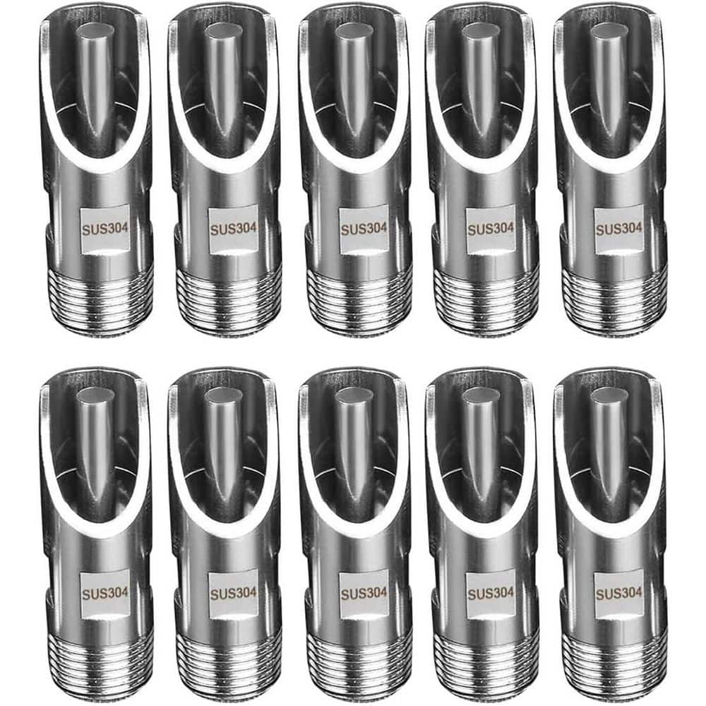 Stainless Steel 1/2 Male Pig Nipple Waterer Automatic Drinker Durable Antirust for Barrel Kit Feeder Pack of 10 price history on PriceWatchPro