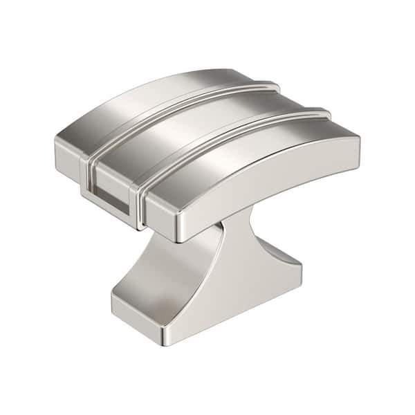 Davenport 1-1/2 in. (38 mm) Classic Polished Nickel Rectangle Cabinet Knob
