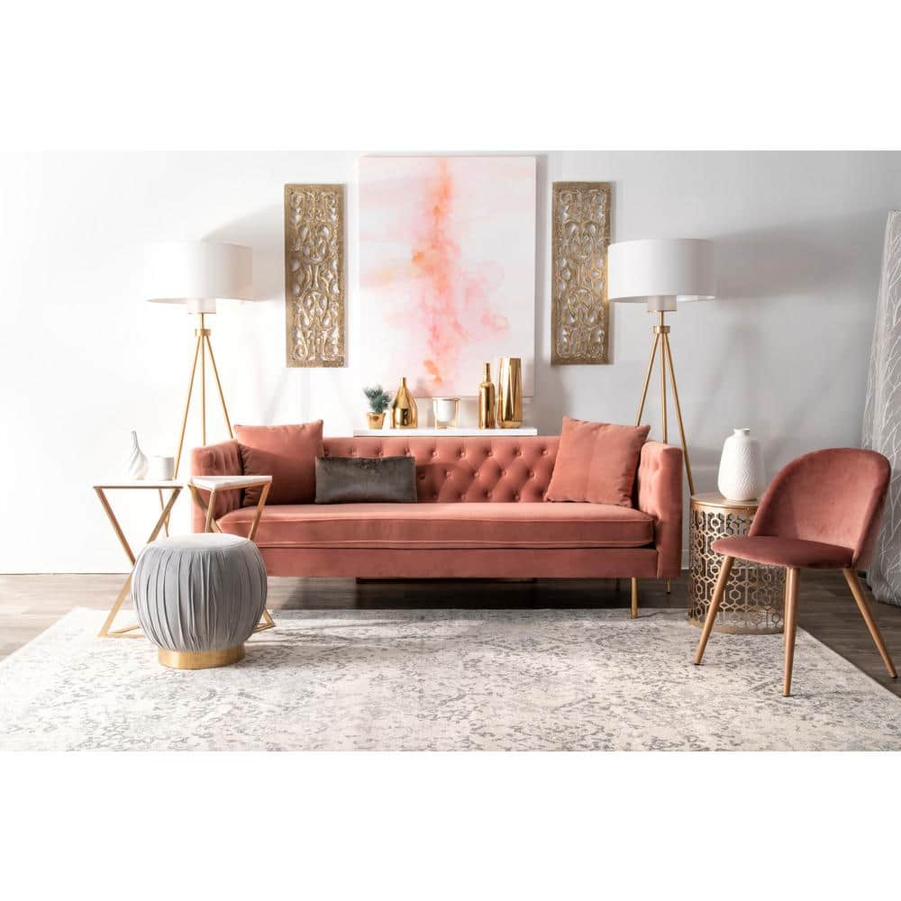 Luxe Ivory Plush 4'x7'7" Rectangle Polypropylene Area Rug