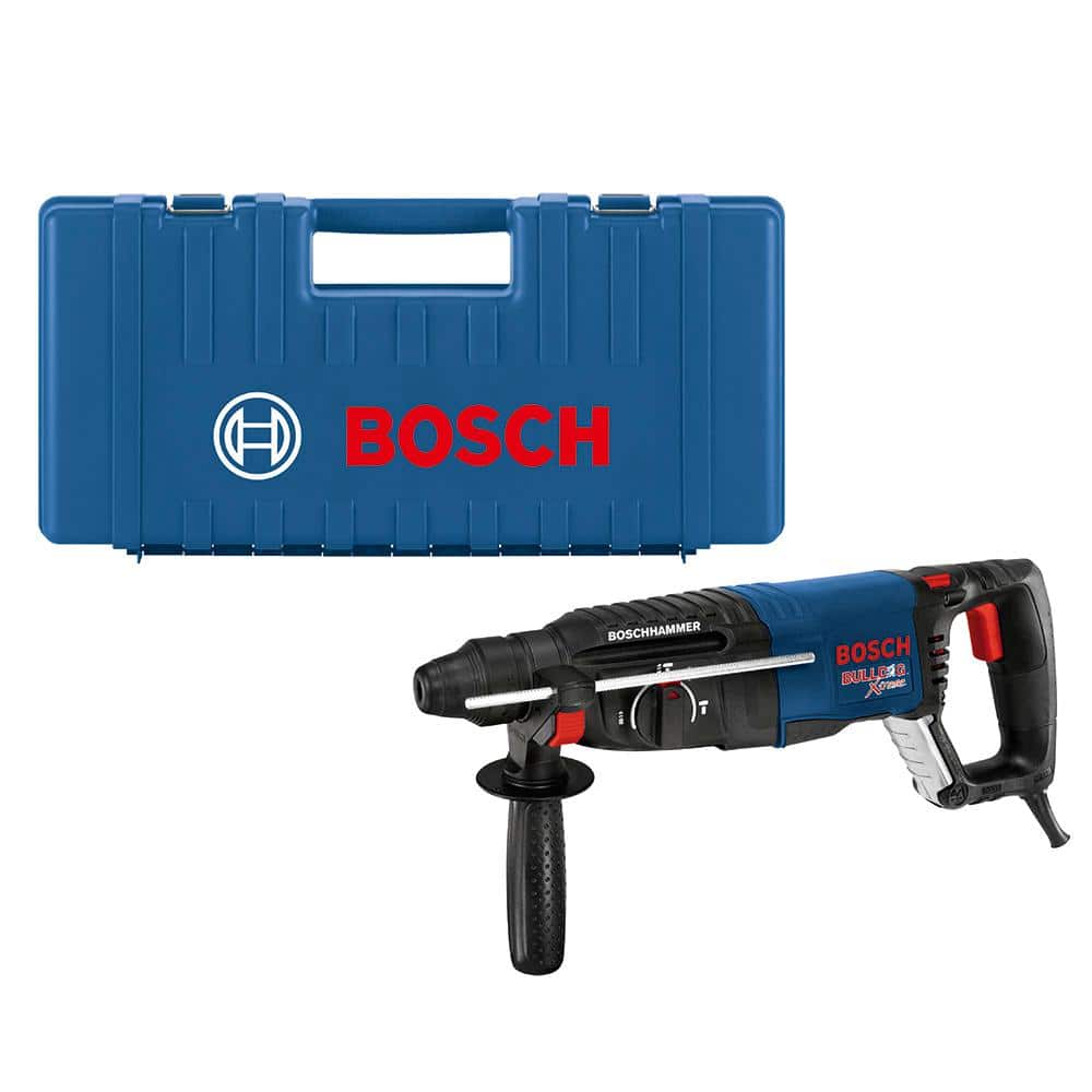 verzending bodem Passend Bosch Bulldog Xtreme 8 Amp 1 in. Corded Variable Speed SDS-Plus  Concrete/Masonry Rotary Hammer Drill with Carrying Case 11255VSR - The Home  Depot