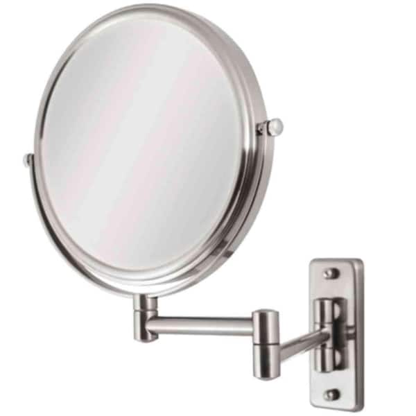 H Swivel Wall Mount Makeup Mirror, Makeup Mirror With Lights Attached To Wall