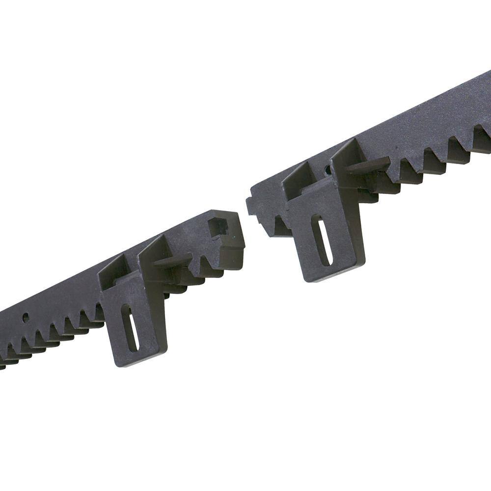 Black Fiberglass Reinforced Nylon Gate Opener Gear Racks, Set of 5
