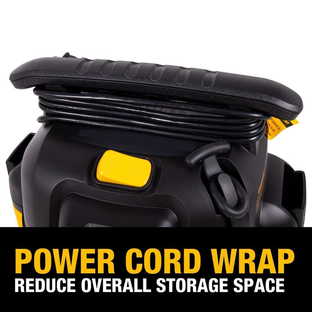 DeWalt 12 Gallon Yellow Poly Wet/Dry Shop Vacuum