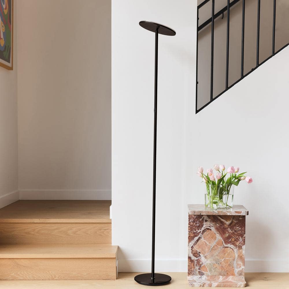 Bronze Torchiere 63" LED Floor Lamp with Energy Star
