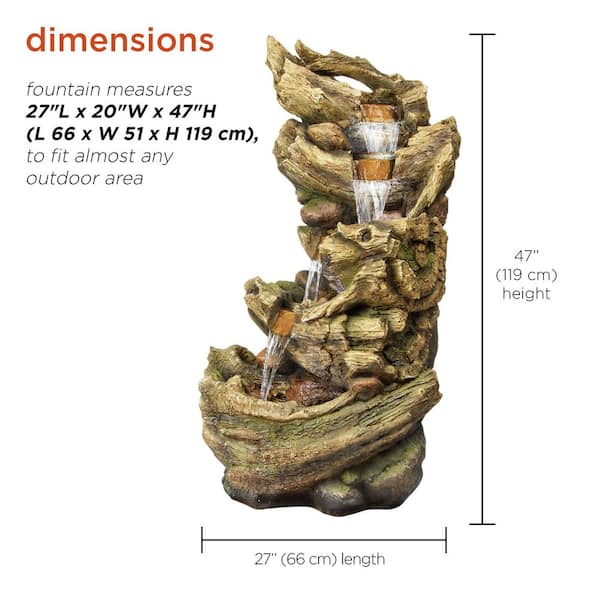 Reviews for Alpine Corporation 47 in. Tall Outdoor 5-Tier Tree