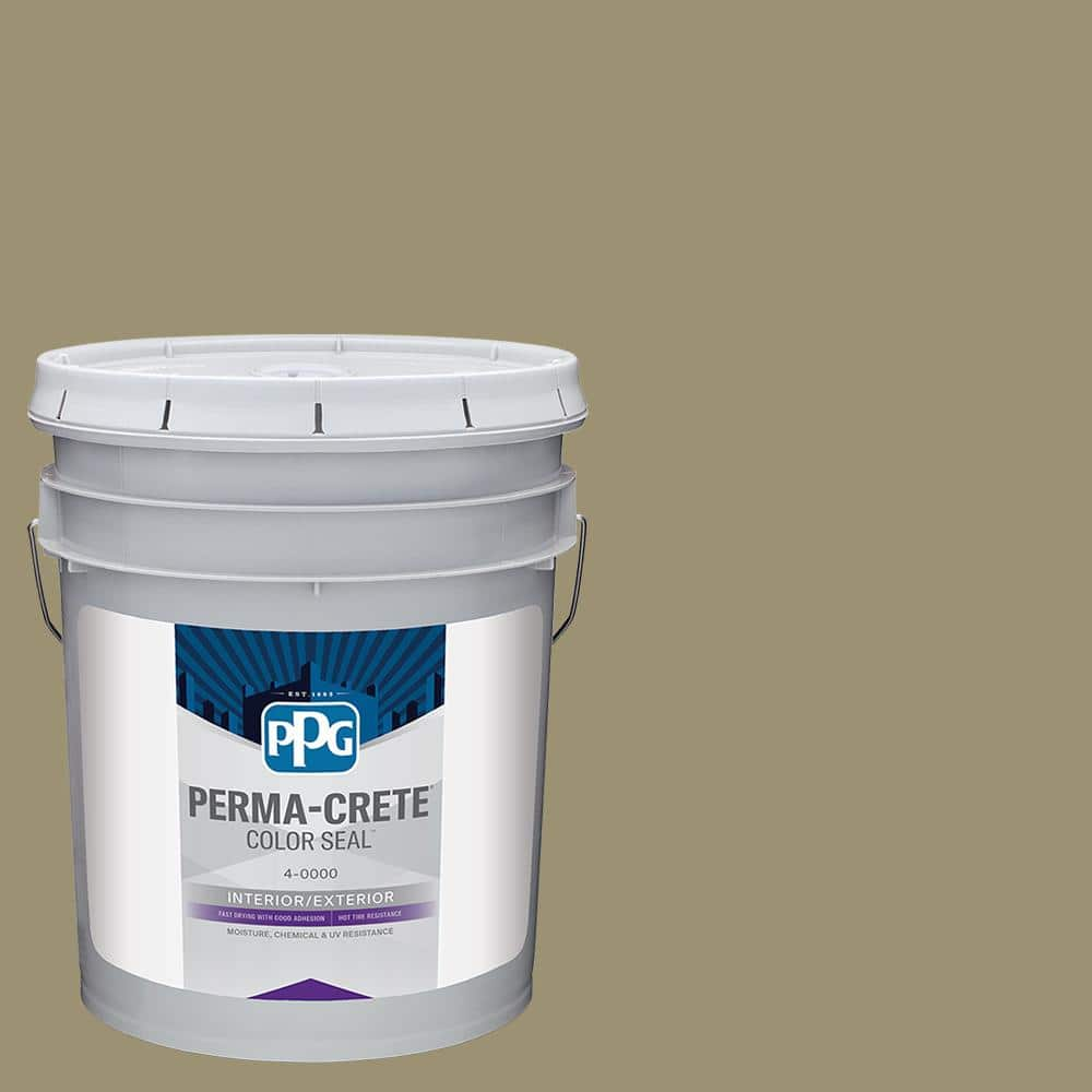 Reviews for Perma-Crete Color Seal 5 gal. PPG11-17 Mossy Gold Satin ...