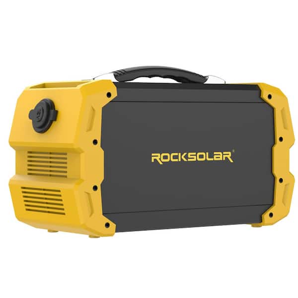 ROCKSOLAR Nomad 400-Watt Powe Station Plus 100-Watt Foldable Solar Panel Solar Generator Kit