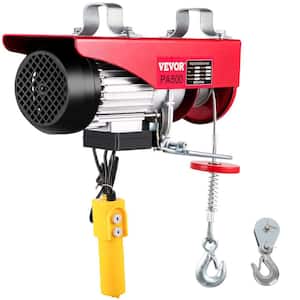 Lift Electric Hoist 1100 lbs. Remote Control Electric Winch Overhead Crane 110-Volt for Factories Warehouse Construction