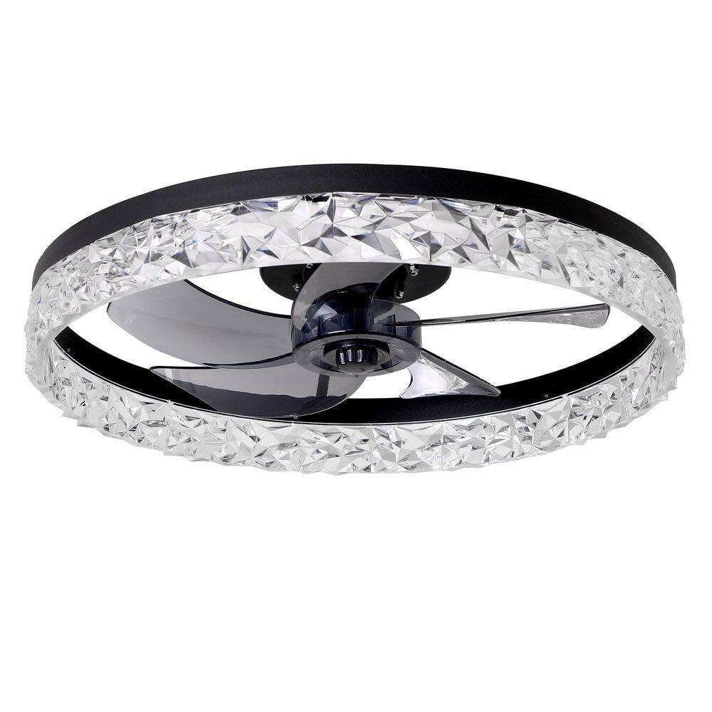 19.7 in. Indoor Black Smart Dimmable Ceiling Fan with Timer, 6-Speed Adjustable and Remote price history on PriceWatchPro