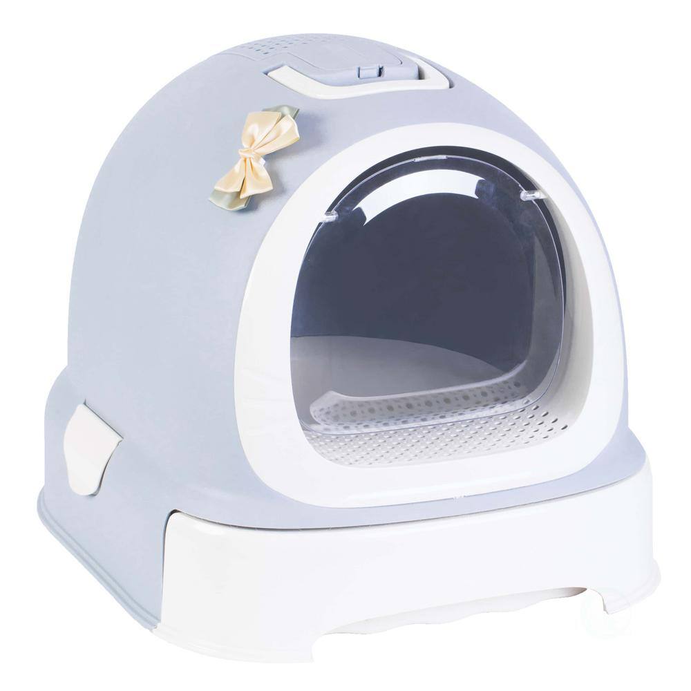 White Plastic Cat Litter Box Replacement Tray