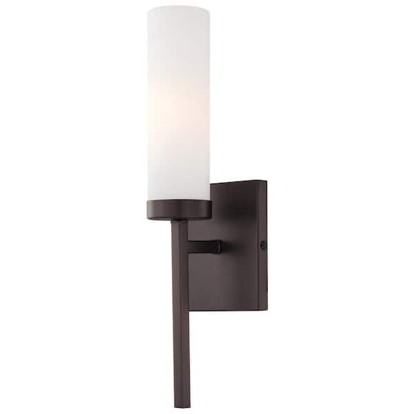 1-Light Copper Bronze Patina Wall Sconce
