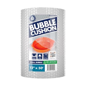3/16 in. x 12 in. x 50 ft. Clear Perforated Bubble Cushion Wrap