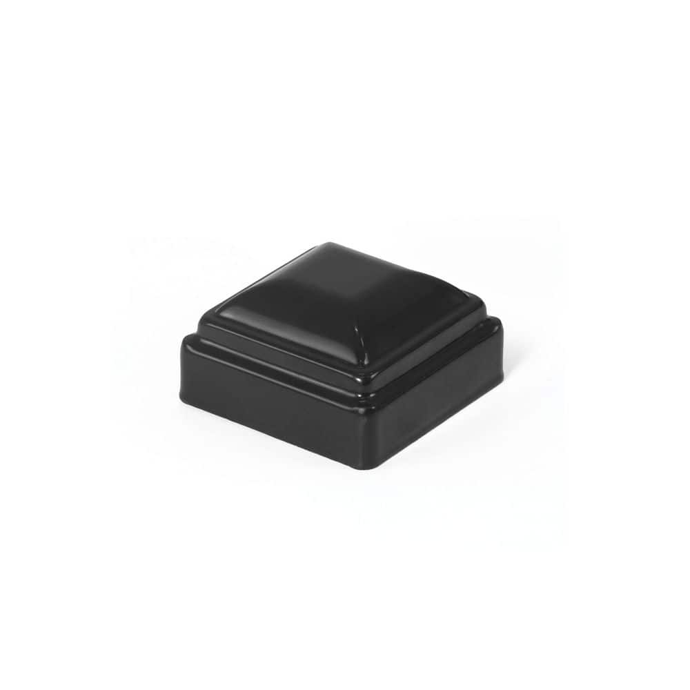 Rust-Resistant 2 in. x 2 in. Metal Decorative Contemporary Pyramid Fence Post Cap (1-Pack) price history on PriceWatchPro