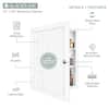 Glacier Bay 20 in. W x 26 in. H Rectangular Framed Recessed or Surface-Mount Bathroom Medicine Cabinet with Mirror, White 33156