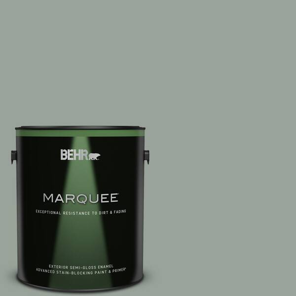 BEHR MARQUEE 1 gal. #700F-4 Pinedale Shores Semi-Gloss Enamel Exterior Paint & Primer