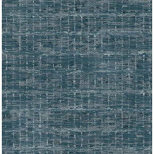 Samos Blue Texture Strippable Non Woven Wallpaper