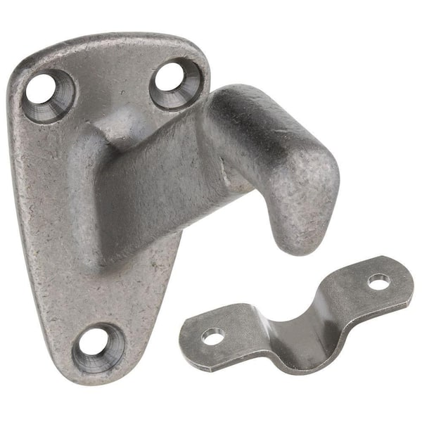 Stanley-National Hardware 3 in. Distressed Antique Pewter Heavy-Duty Handrail Bracket-DISCONTINUED