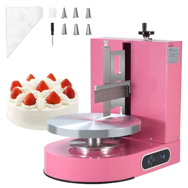 Cake Decorating Machine, Adjustable Cake Cream Spreader, 8-Piece stainless steel Cake Stands Set, Low Noise Machine