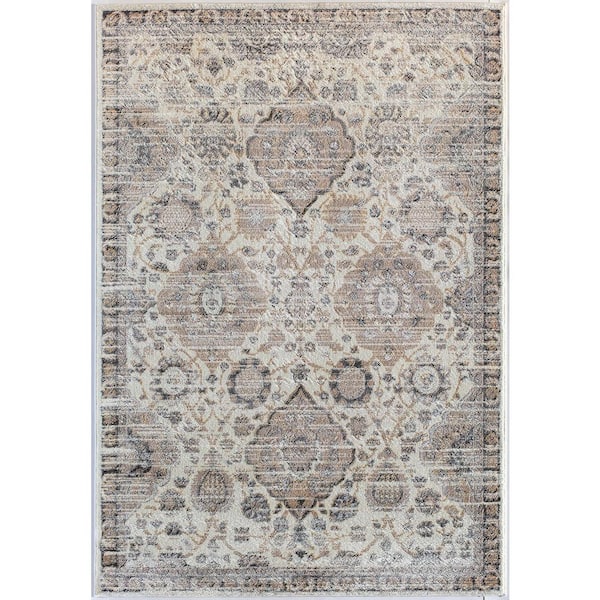 Rugs America Lennox Sugar Cookie Beige 2 ft. x 4 ft. Area Rug