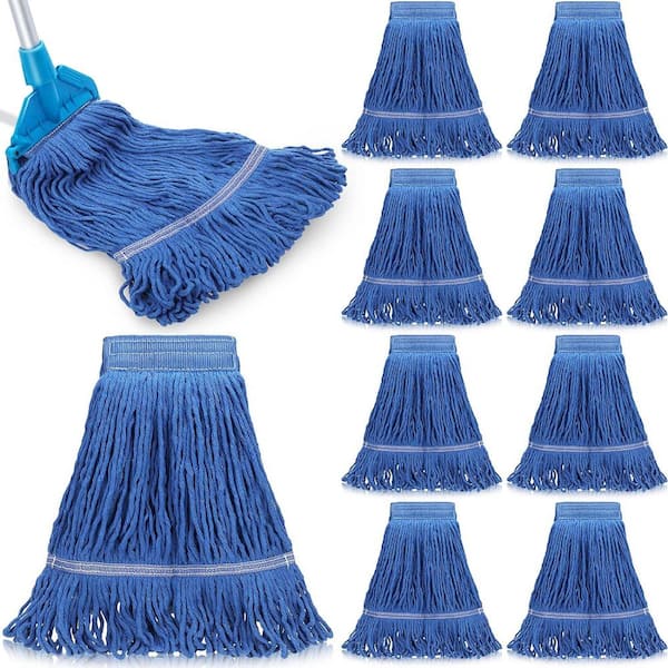 11.8 in. String Mop Cotton Mop Head (10-Pack)