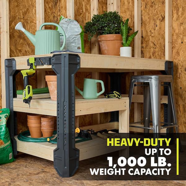 RYOBI FRAMEWORK Customizable Workbench Kit – Garage Wood Work