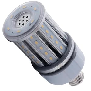 70-Watt Equivalent 15-Watt Corn Cob ED17 HID LED Post Top Bypass Utility Light Bulb Med 120-277V Cool White 4000K 84002