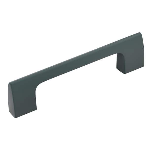 Riva 3-3/4 in. (96mm) Modern Matte Black Bar Cabinet Pull