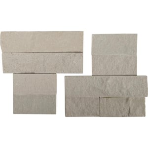 Salvador Beige Ledger Corner 6 in. x 6 in. Natural Sandstone Wall Tile (6 sq. ft./Case)