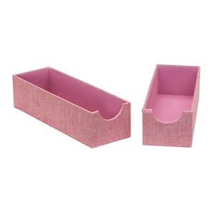 2PC Carnation Linen 4 in. Drawer Organizers