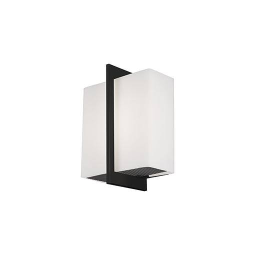 Black Rectangular Dimmable LED Wall Sconce