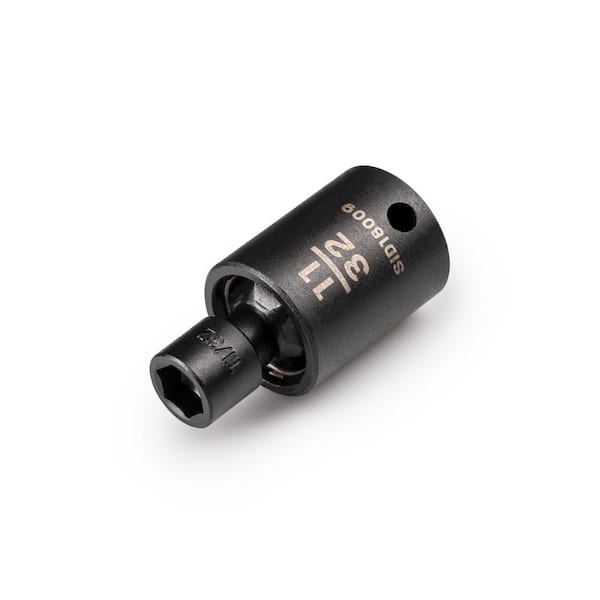 TEKTON 3/8 in. Drive x 11/32 in. 6-Point Universal Joint Impact Socket
