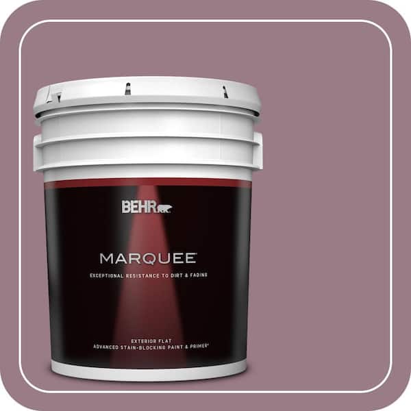 BEHR MARQUEE 5 gal. #T15-19 Mulberry Wine Flat Exterior Paint & Primer