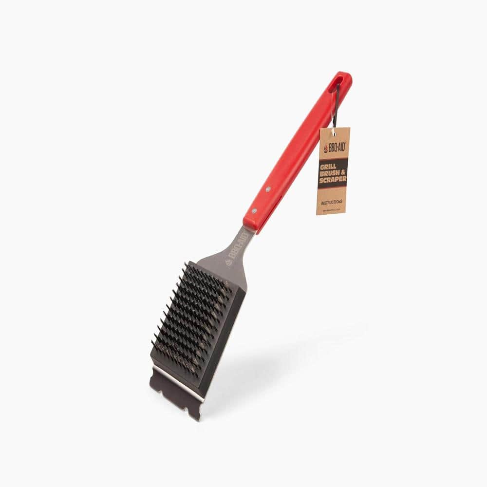 Wire Grill Brush and Scraper (Red) price history on PriceWatchPro